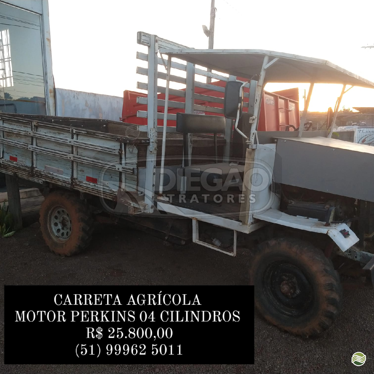 IMPLEMENTOS AGRICOLAS CARRETA AGRÍCOLA CARRETA CARROCERIA Diegão Tratores PAROBE RIO GRANDE DO SUL RS